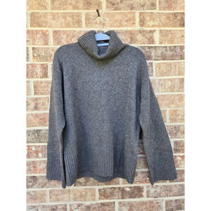 Brooks Brothers Grey Turtleneck Sweater Size M